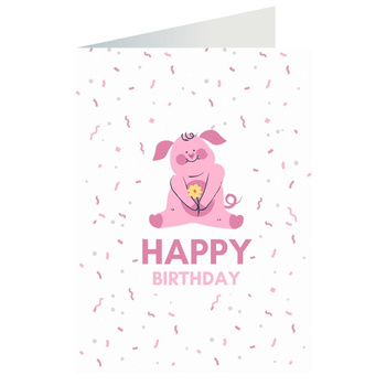 Kartka okolicznościowa - Świnka