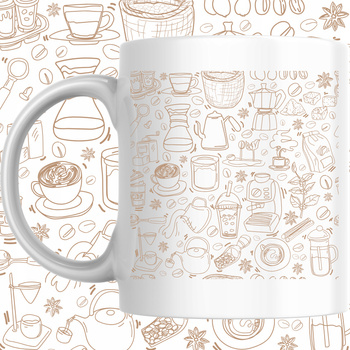 Kubek Nadruk Coffee Kawa Kawka Do Pracy Biura Stylowy Upominek Na Prezent