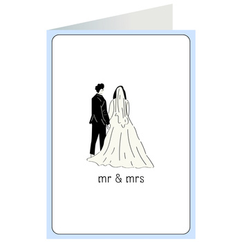 Kartka okolicznościowa - Mr & Mrs