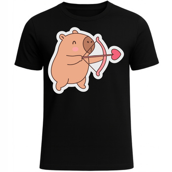 Koszulka Na Walentynki Super Nadruk Motyw Kapibara Ekstra Prezent HIT