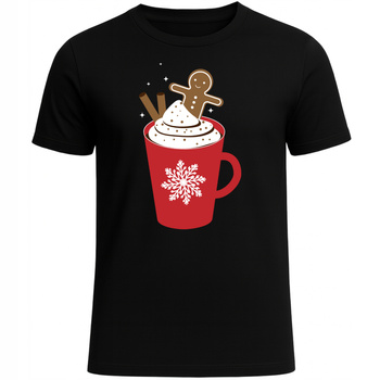 Koszulka Świąteczna Gorąca Czekolada Piernik Prezent Bożonarodzeniowy