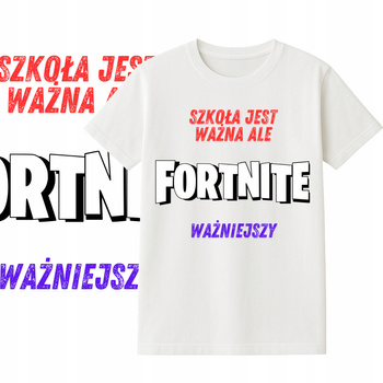 T-Shirt Dziecięcy Koszulka Fortnite Gra Battle Royale Prezent