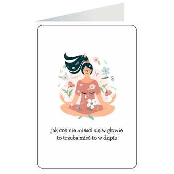 Kartka okolicznościowa - Yoga