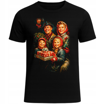Koszulka Świąteczna HIT Zabawny Nadruk 3D Świąteczny Super na Prezent
