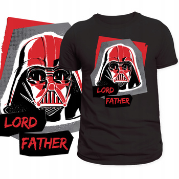 T-Shirt Męski Koszulka Nadruk Lord Father STAR WARS Prezent Dzień Ojca