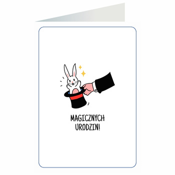 Kartka okolicznościowa - Magicznych urodzin!