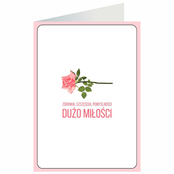 Kartka okolicznościowa - Dużo miłości