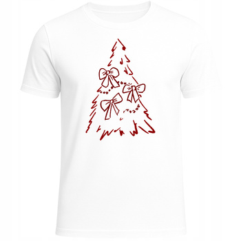 Koszulka Świąteczna Choinka Nadruk HIT Super Prezent Boże Narodzenie