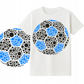 Koszulka na Dzień Kropki dla Dzieci Nadruk do Przedszkola Szkoły