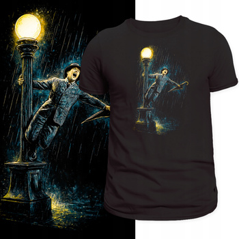 Koszulka Taniec w Deszczu Film Klasyk Nadruk HD T-Shirt na Prezent