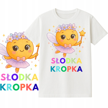 Koszulka na Dzień Kropki do Przedszkola Szkoły Nadruk dla Dzieci