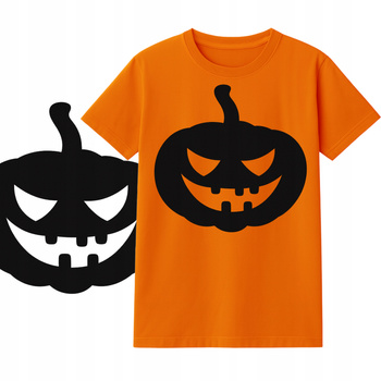 Koszulka na HALLOWEEN dla Dzieci Dynia Super Nadruk z Motywem Dyni
