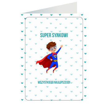 Kartka okolicznościowa - Super synkowi