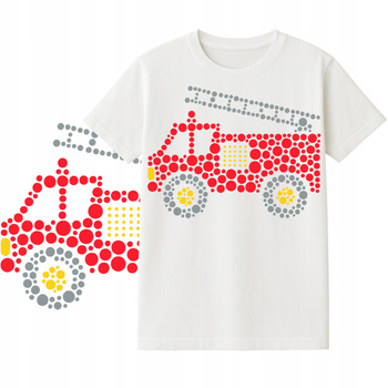 Koszulka na Dzień Kropki dla Dzieci Nadruk do Przedszkola Szkoły