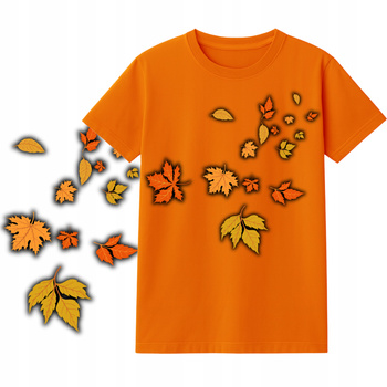 Koszulka na Dzień Jesieni dla Dzieci Nadruk do Szkoły i Przedszkola