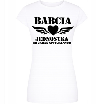 Koszulka Na Dzień Babci Wzór Babcia Jednostka do Zadań Specjalnych HIT