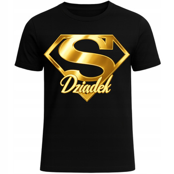 Koszulka Na Dzień Dziadka Z Nadrukiem Zabawny Prezent Dla Super Dziadka